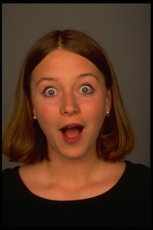 570040 Surprised Face A4 Photo Print
