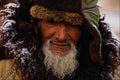 570072 An Old Uigur Man In Winter, China A4 Photo Print
