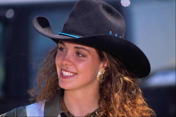 570075 Cowgirl Smile A4 Photo Print