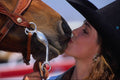 570076 Cowgirl Kiss A4 Photo Print
