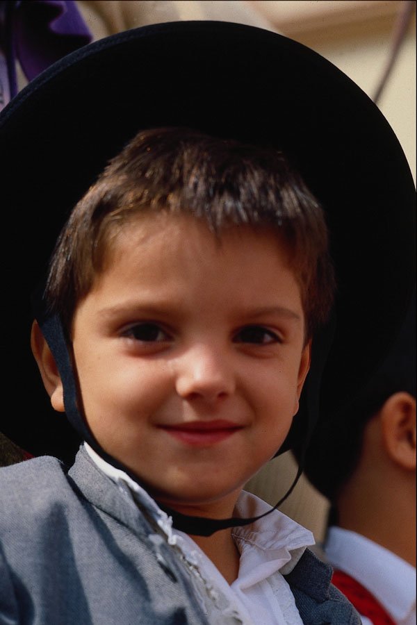 570099 Boy At Feria, Fuengirola, Spain A4 Photo Print
