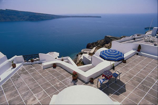 571013 Santorini, Greece A4 Photo Print