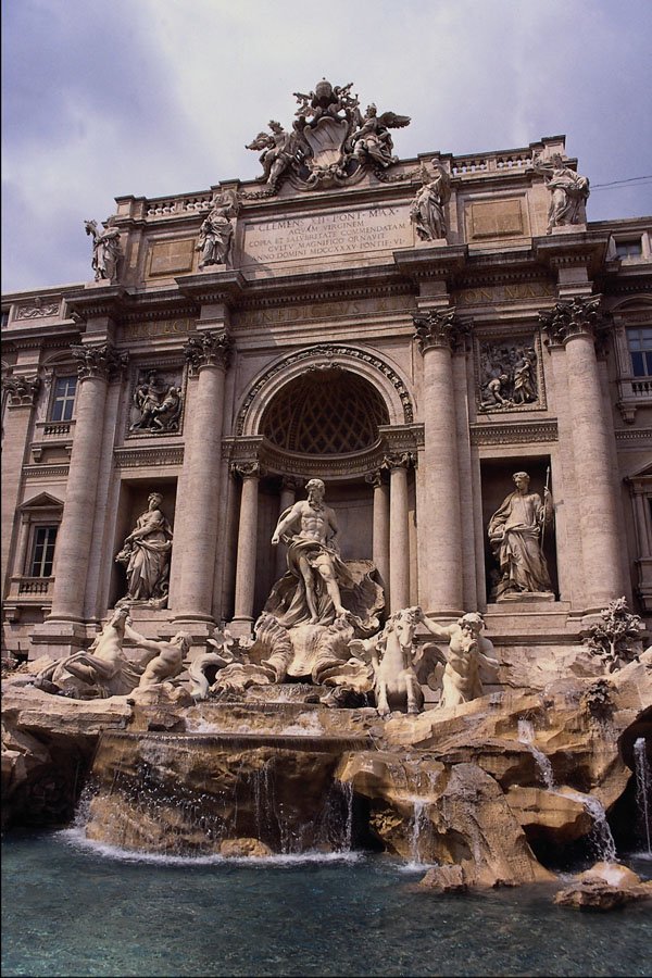 571054 Trevi Fountain, Rome, Italy A4 Photo Print