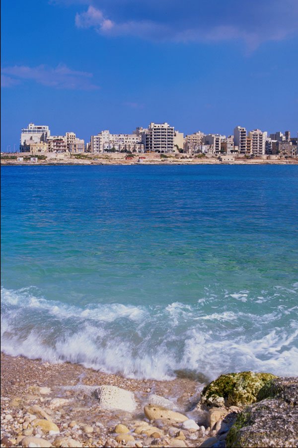 571066 Sea Toward Balluta, Malta A4 Photo Print