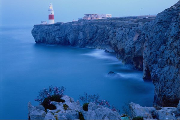 571073 Europa Point Lighthouse, Spain A4 Photo Print