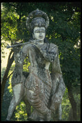 572013 Park Statue, Laos A4 Photo Print