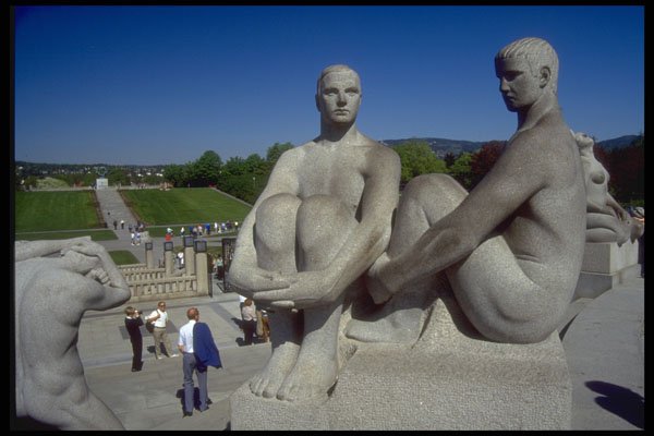 572023 Frogner Park, Oslo, Norway A4 Photo Print