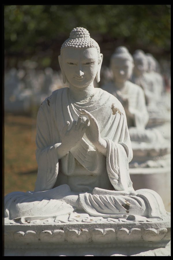572028 Marble Buddha, Mandalay, Burma A4 Photo Print