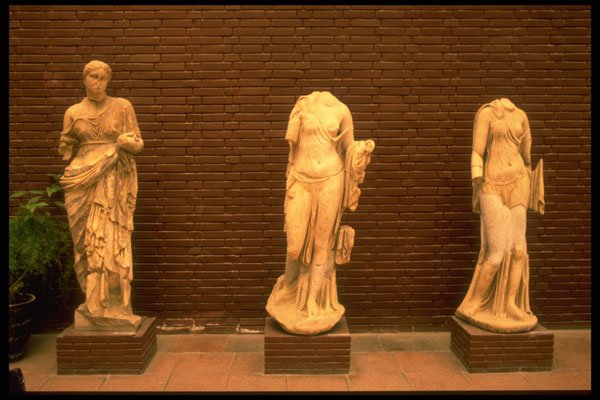 572032 Marble Statues, Ephesus Museum, Seljuk, Turkey A4 Photo Print