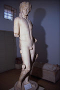 572053 Roman Statue Of Apollo, 2nd C. A.D. Citadel Museum, Jordan A4 Photo Print