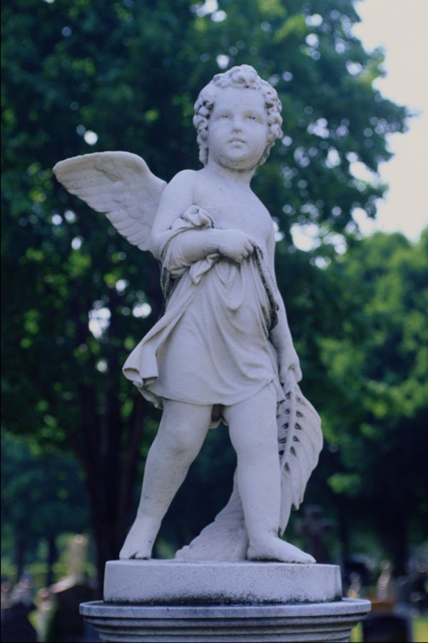 572060 Stone Cherub A4 Photo Print