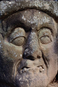 572074 Head Of Unknown Ruler, Copan Mayan Ruins, Honduras A4 Photo Print