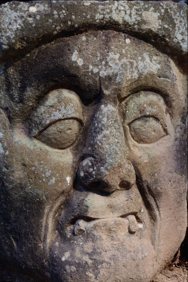 572074 Head Of Unknown Ruler, Copan Mayan Ruins, Honduras A4 Photo Print