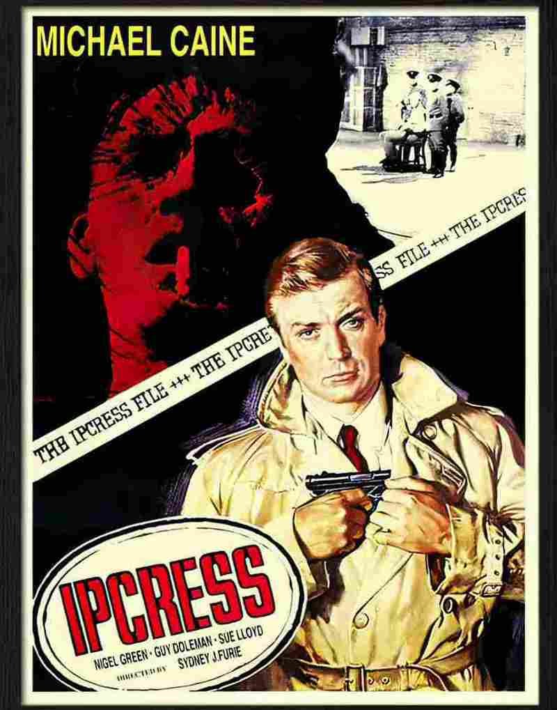 573 ipcress file michael caine Advert A4 Photo Print