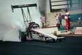 573002 Billows Of White Smoke Obscure This Dragster's Rear Tires A4 Photo Print