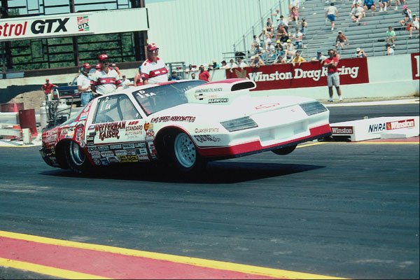 573004 A Camaro Leaves The Start Line With Its Nose In The Air A4 Photo Print