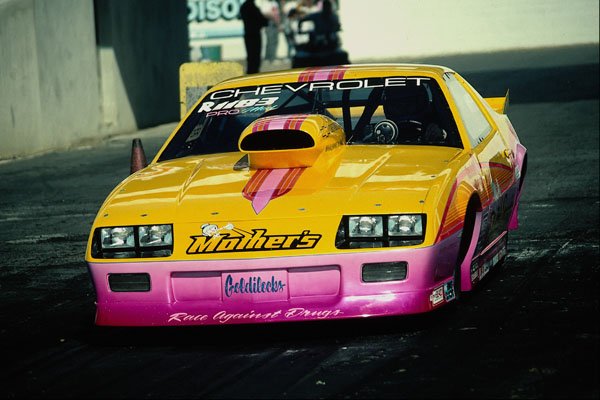 573011 A Colorful Camaro Awaits The Signal To Start Its Burnout A4 Photo Print