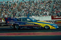 573022 Blue Thunder Is What This Powerful Funny Car Produces A4 Photo Print