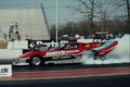 573037 A Corvette Blasts Down The Track In A Cloud Of Tire Smoke A4 Photo Print