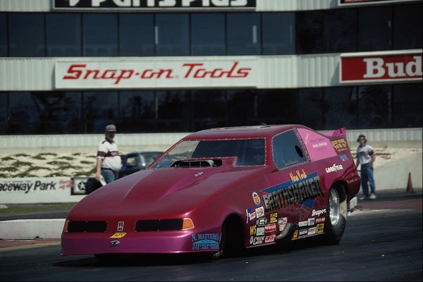 573038 The Earthshaker Funny Car Prepares To Make A Test Run A4 Photo Print