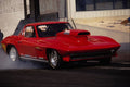 573051 A Beautiful '64 Corvette Coupe Flexes Its Muscles A4 Photo Print
