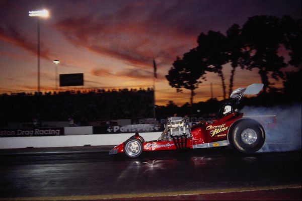 573056 A Hot Rod Adds Tire Smoke To The Evening Sky's Fire A4 Photo Print