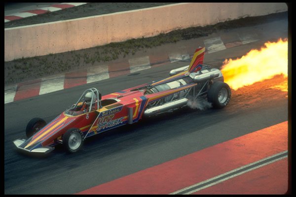 573057 Drags, Jet Cars, Race City Speedway, Calgary, Alberta A4 Photo Print