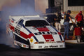 573064 The BDS Top Fuel Funny Car Lights Up Its Back Tires A4 Photo Print