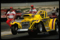573082 Vintage Hot Rod Pulls A Wheelstand As It Comes Off The Line A4 Photo Print