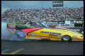 573083 Smoke Billows From The Tires Of An Alcohol Funny Car A4 Photo Print