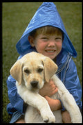 574058 Kale Even With Puppy Koda A4 Photo Print