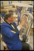 575001 Euphonium Player During Victorian Celebrations, England A4 Photo Print