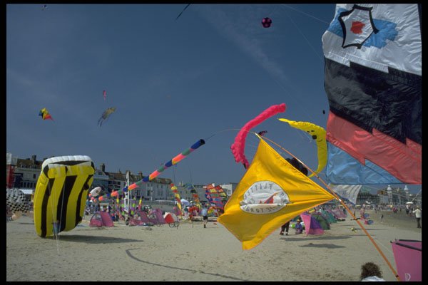 575011 Kite Festival On Beach A4 Photo Print