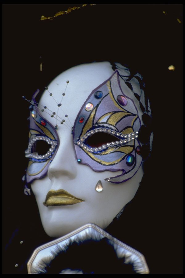 575021 Venice Carnival Mask, Italy A4 Photo Print