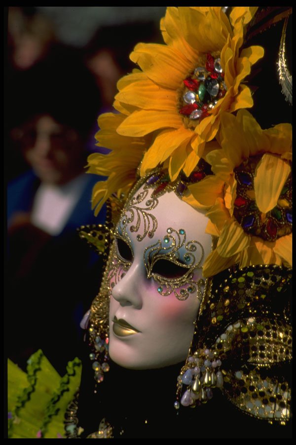 575022 Venice Carnival Mask, Italy A4 Photo Print