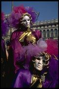 575025 Venice Carnival Mask, Italy A4 Photo Print