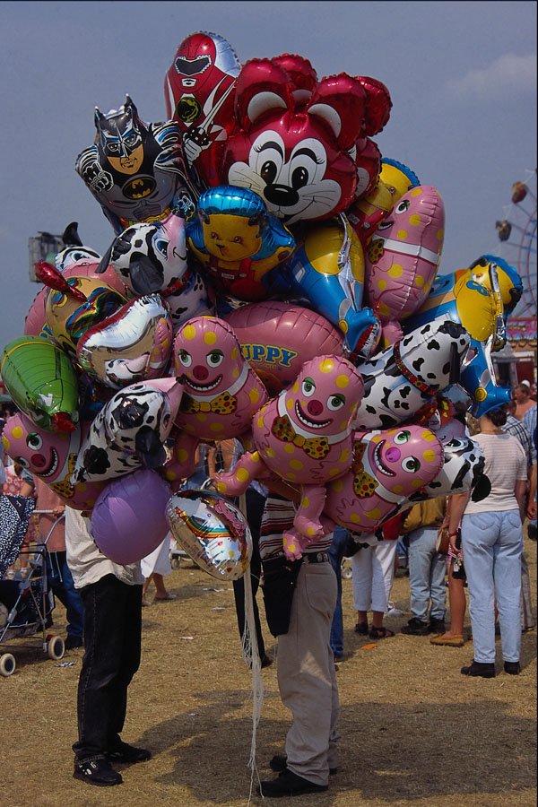 575036 Balloons, Great Britain A4 Photo Print