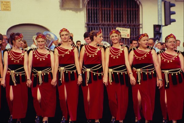 575069 Moors And Christians Fiesta, Moraira, Spain A4 Photo Print