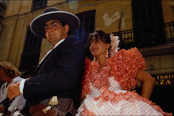 575075 August Feria, Malaga Province, Spain A4 Photo Print