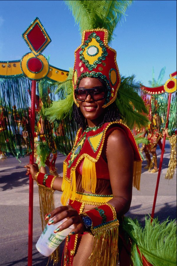 575084 Carnival Parade, Caribbean A4 Photo Print