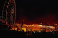 575096 Carnival Rides At Dusk, Pima County Fair, Arizona A4 Photo Print