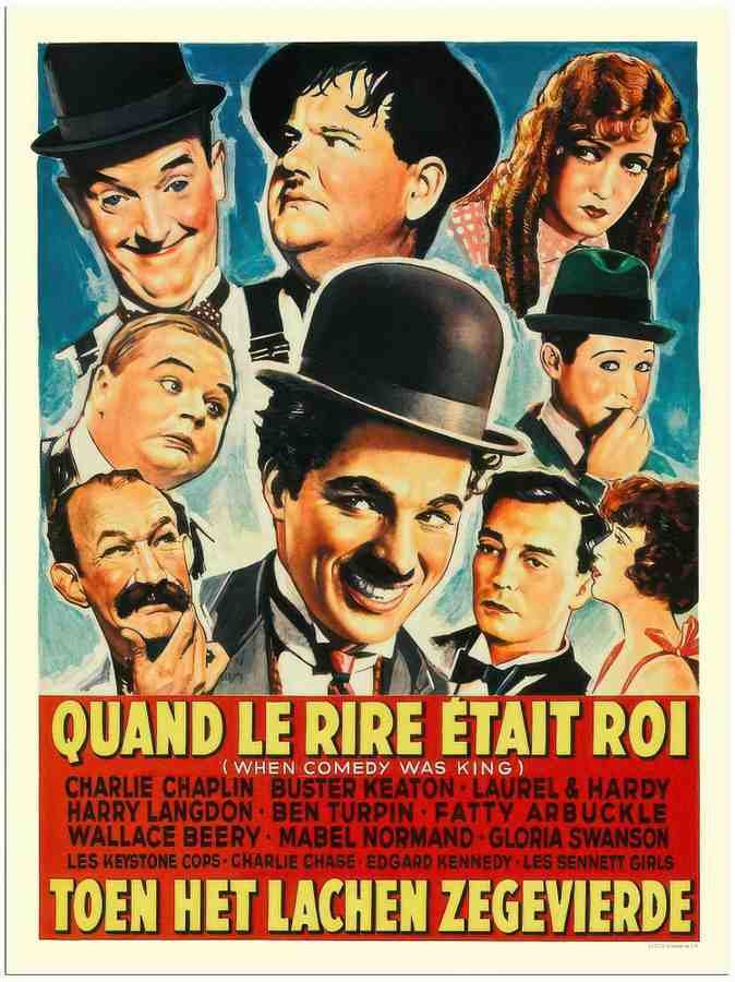 576 when comedy was king movie poster 2 Vintage Advert A4 Photo Print