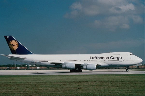 576004 Lufthansa Cargo B747 230B, Miami, U.S.A. A4 Photo Print
