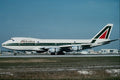 576014 Alitalia B747 243B SCD, Miami, U.S.A. A4 Photo Print