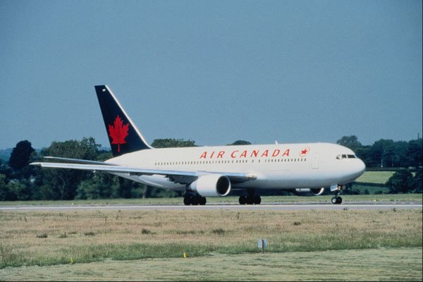 576028 Air Canada B767 233ER, Manchester, U.K. A4 Photo Print