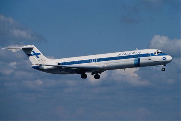 576032 Finnair DC9 51, Manchester, U.K. A4 Photo Print