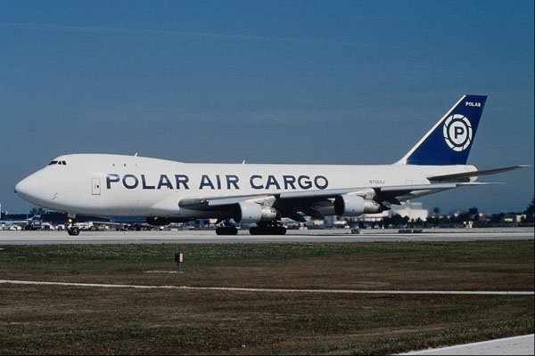 576035 Polar Air Cargo B747 121SCD, Miami, U.S.A. A4 Photo Print