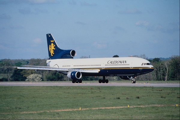 576049 Caledonian L1011 1, Manchester, U.K. A4 Photo Print