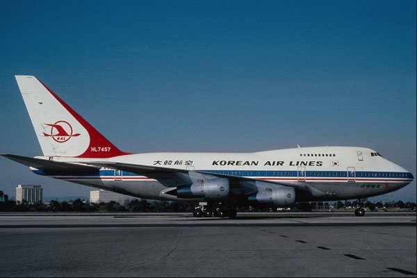 576074 Korean Airlines B747SP B5, Los Angeles, U.S.A. A4 Photo Print