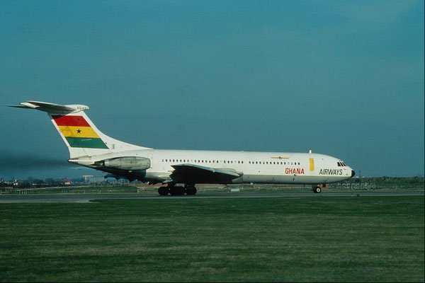 576088 Ghana VC10 1102, London Heathrow, U.K. A4 Photo Print